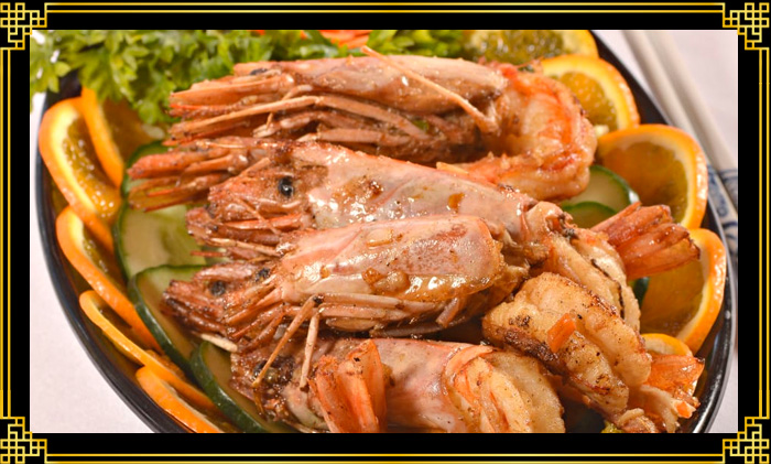 Langostinos estilo chef Langostinos